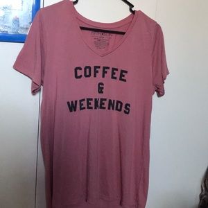 Rose pink loose fit shirt